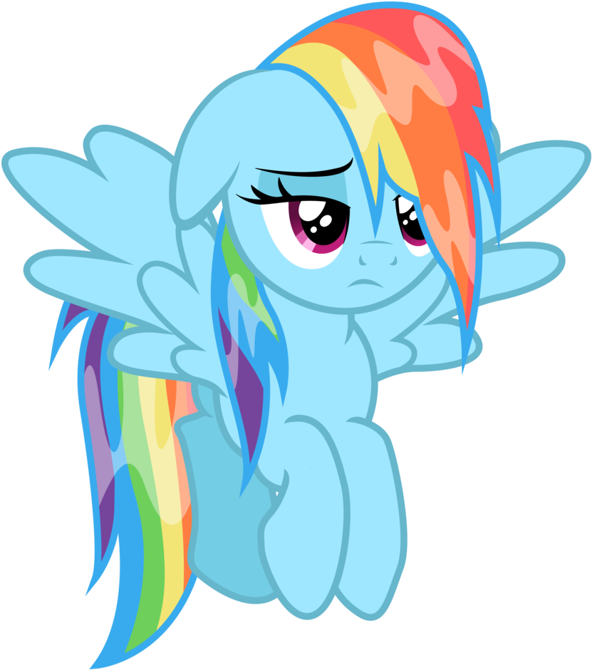 Zuko42, Flying, Rainbow Dash, Rarity Investigates, - Mlp Sad Dashie (896x1024)