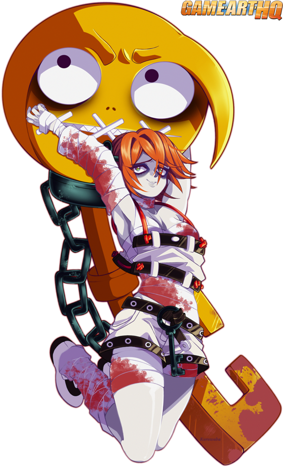 A From Guilty Gear Drawn For The Game Art Hq Video - Png Guilty Gear Aba Transparent (600x946)