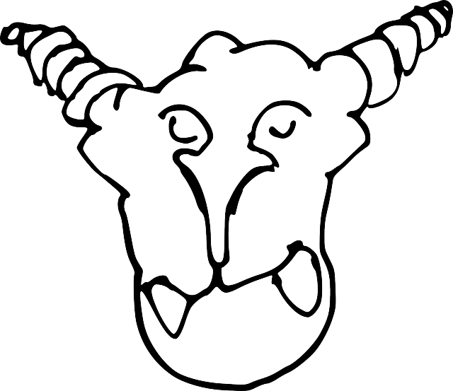 Face, Horns, Monster, Mask, Demon, Creature - Devil Mask Colorong (640x553)
