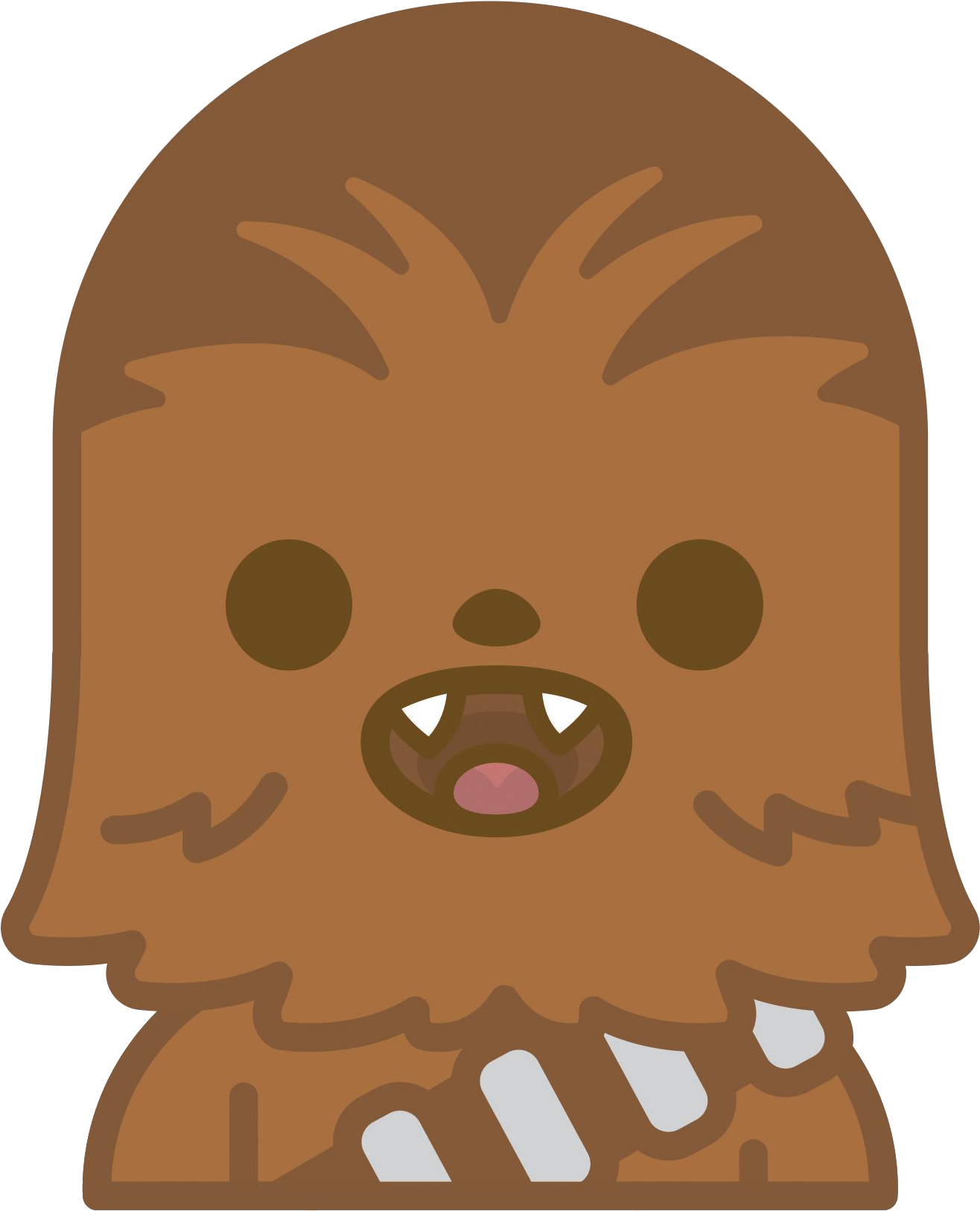 Star Wars Chewbacca Emoji 1800x1800 Png Clipart Download