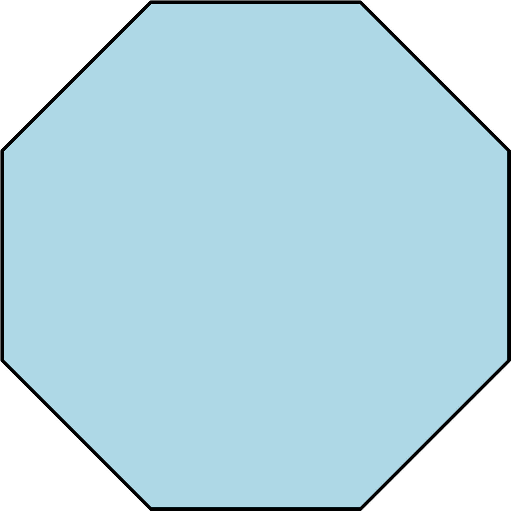 Open - Octagon Shape Clipart (2000x2000)