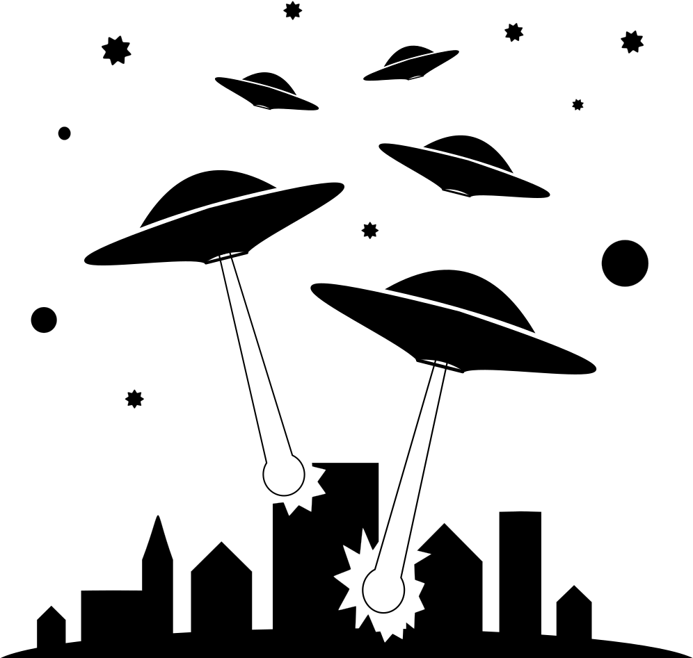 Ufo Attack Invasion - War Of The Worlds (1000x1000)