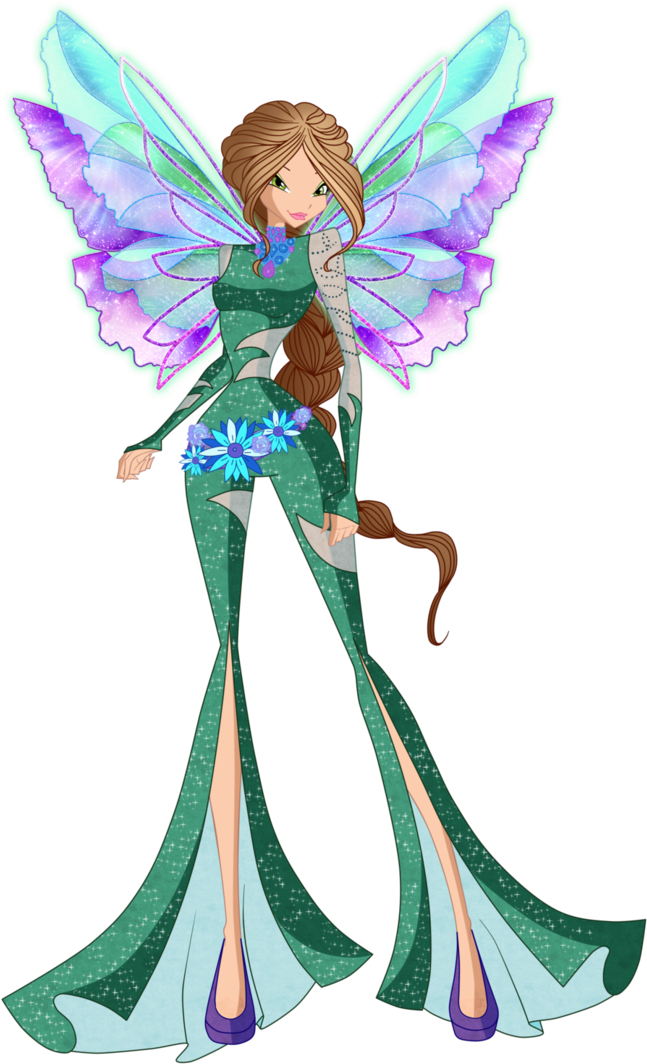 Flora Onirix 2d By Winx Rainbow Love - World Of Winx Orinix (741x1079)