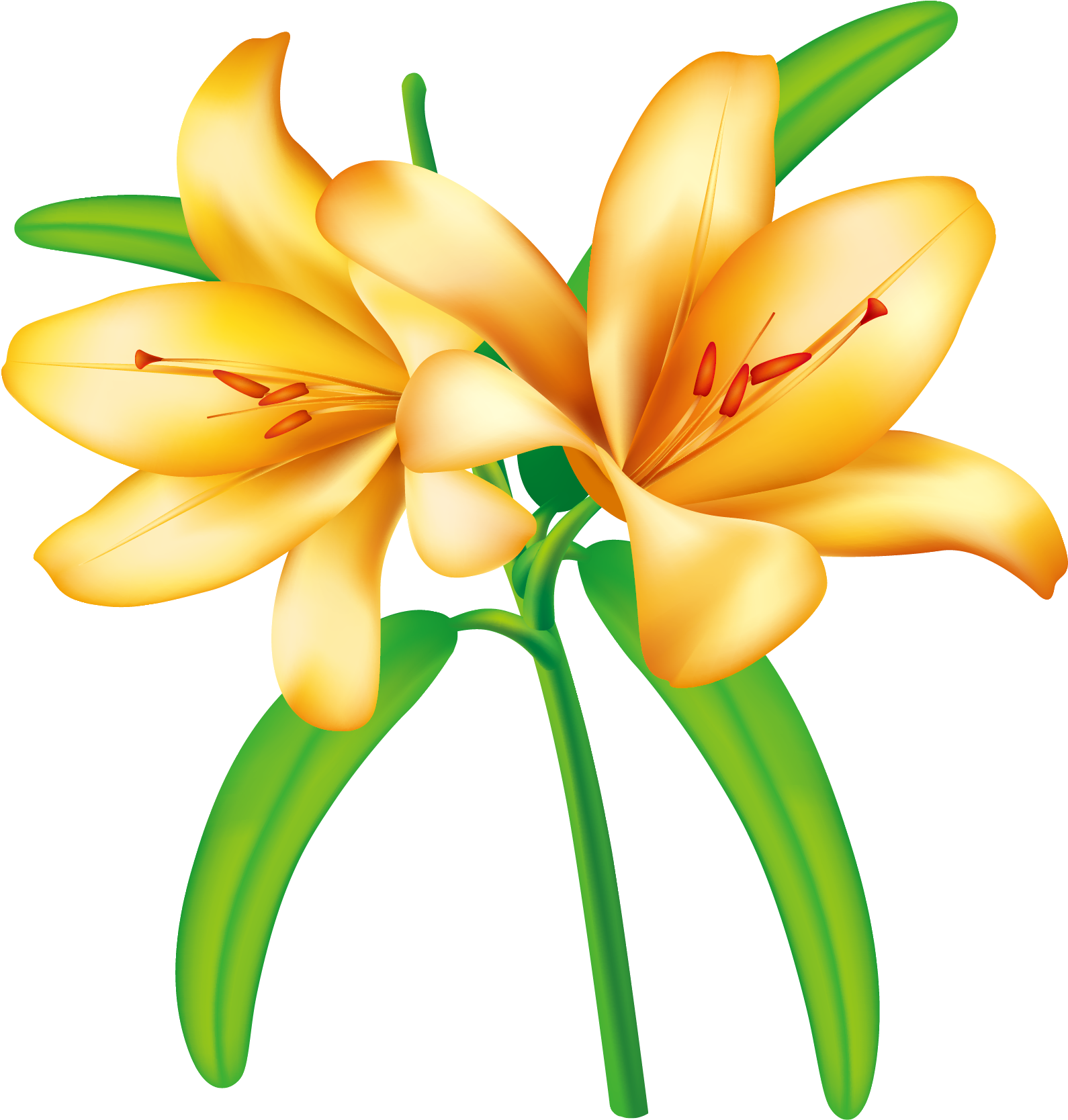 Border Flowers Yellow Clip Art - New Background Flowers Design (1875x1875)