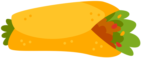 Burrito Cartoon Food - Burrito Cartoon Transparent (512x512)