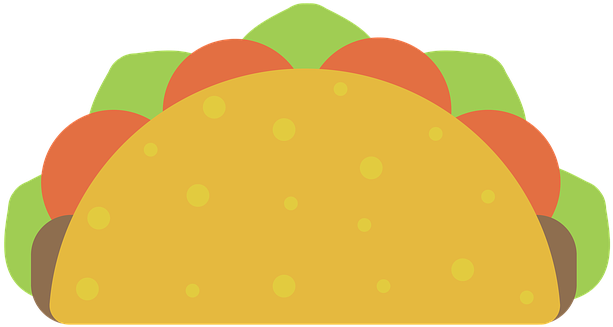Taco, Food, Mexican, Snack, Lunch, Meal, Dinner, Icon - Taco Clipart Transparent Background (720x720)