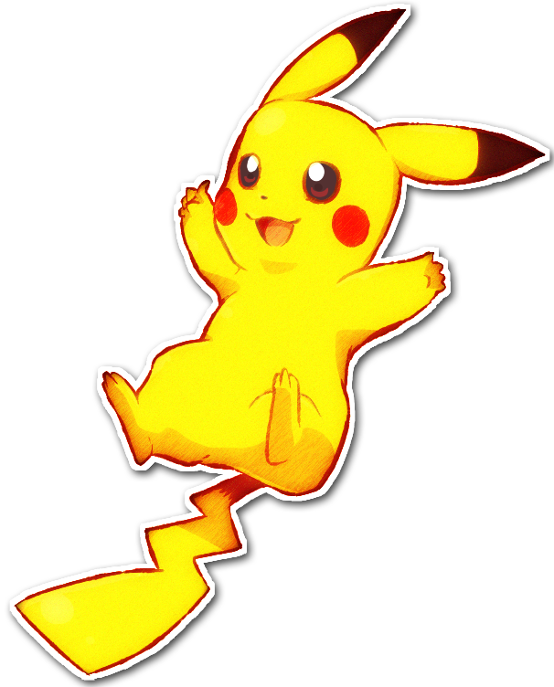 025 Pikachu By Sarahrichford - Cartoon (606x752)