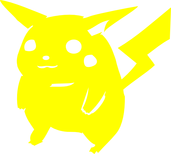 Pikachu Svg Clip Arts 600 X 541 Px - Clip Art (600x541)