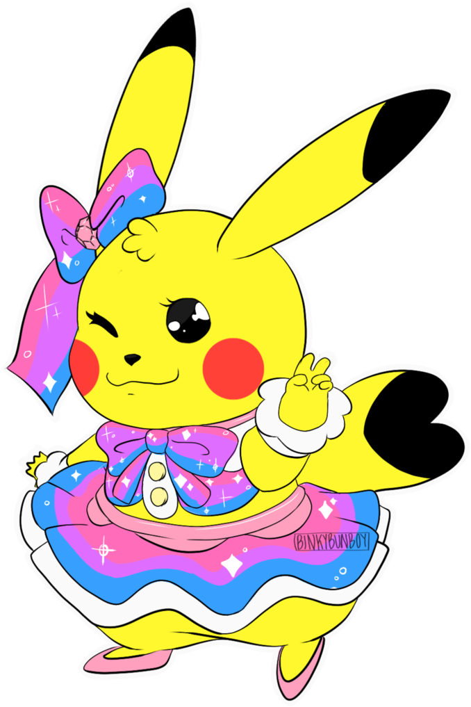 Bisexual Pride Pikachu By Binkybunboy - Pikachu Gay (761x1049)