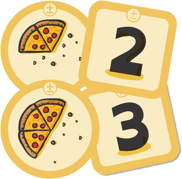 Esta Atividade Trabalha A Associação Entre Número E - Pizza (593x594)