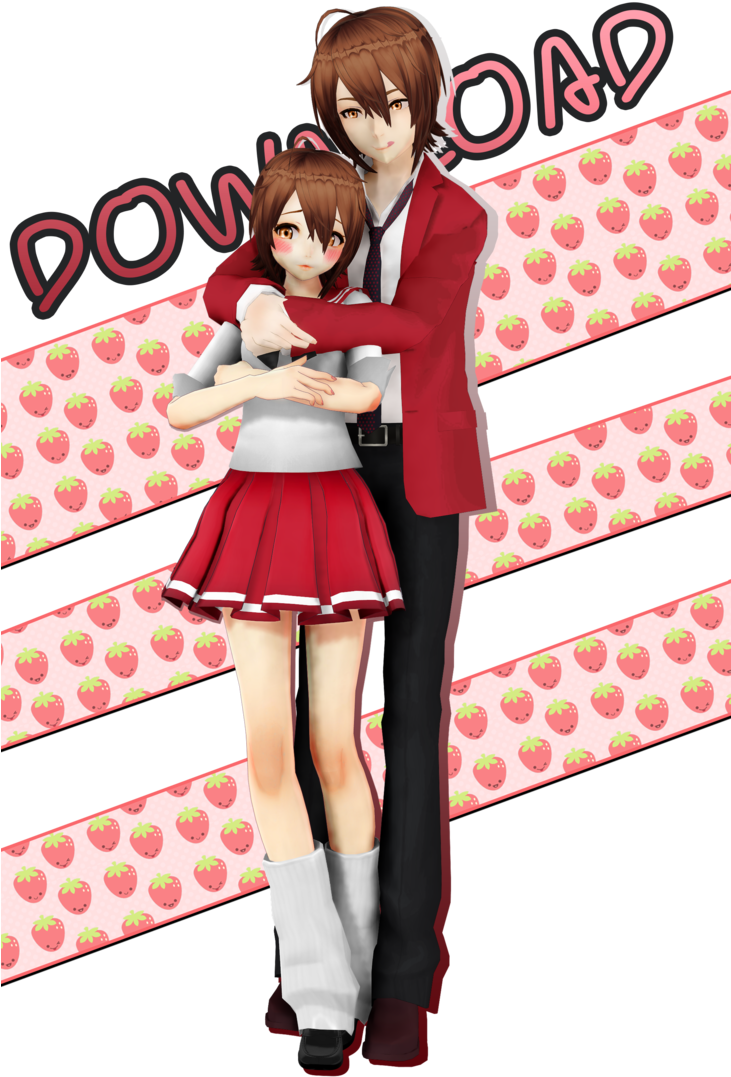 Tda Teen [meiko And Meito] Dl By Krrrakers - Meiko Mmd Models Dl (730x1095)