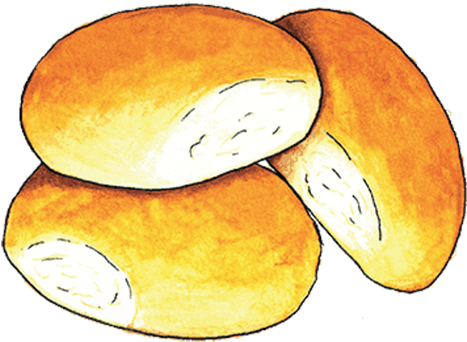 Find Them In Hamburger/sandwich Or Hot Dog Buns, 8 - Potato Bread (566x392)
