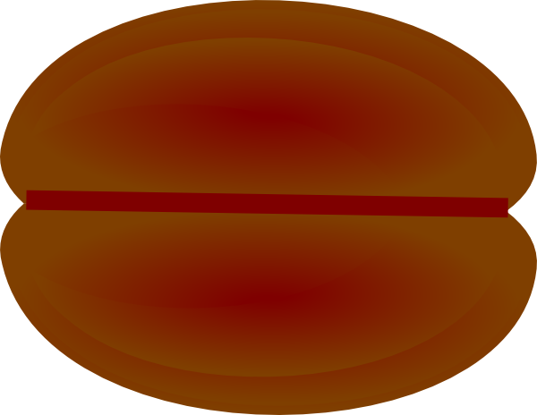 Red Bean Bun Clip Art - Circle (600x464)