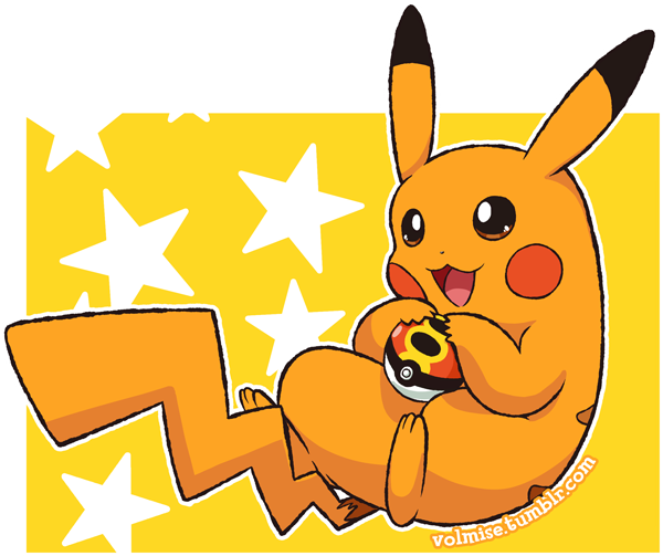 Shiny Pikachu By Volmise - Shiny Pikachu (600x503)