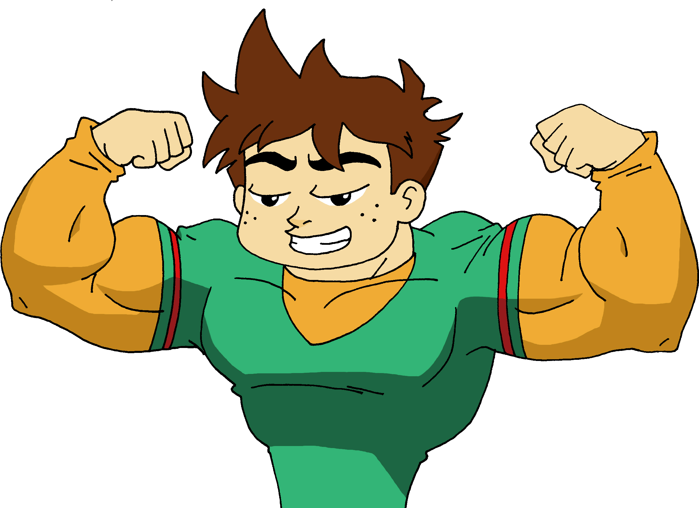 Macho Jay By Musclebrett - Painting (2839x1771)