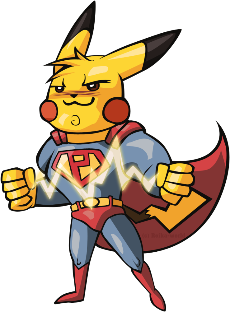 Pikachu Of Steel By Reika-world - Pokemon Superman (779x1026)
