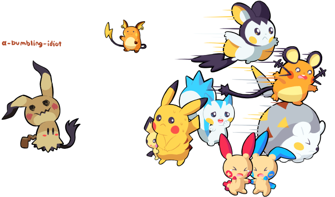 Just Another Fellow Pikachu Clone By Gooompy - Pokemon Pikachu Clones (681x438)