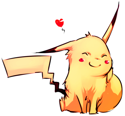 Pikachu By Moni158 - Cute Pikachu (400x370)