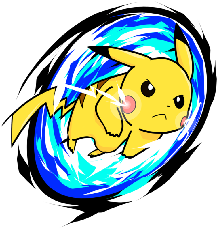 Volt Tackle By Ishmam - Pikachu Volt Tackle Png (774x1032)