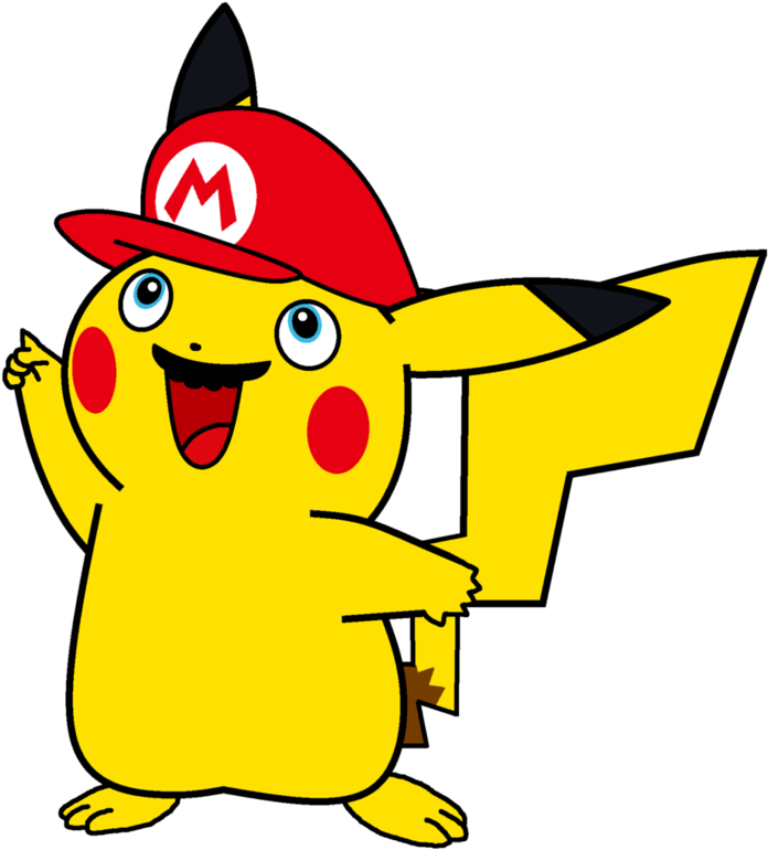 Mario Pikachu By Stephen718 - Pikachu Cappy (774x1032)