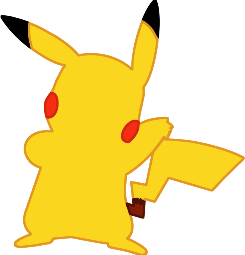 Pikachu Minimaliste By Dusterherz - Pokemon Pikachu (894x894)