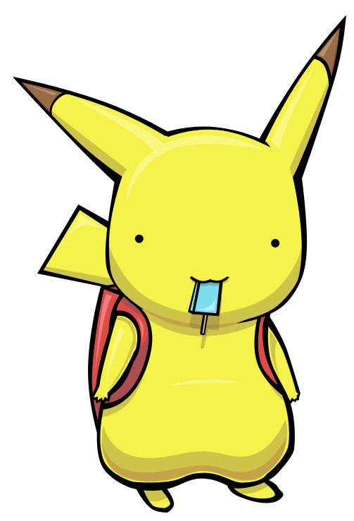 Pikachu Is Off To School By Kelsi-sama - Art (600x773)