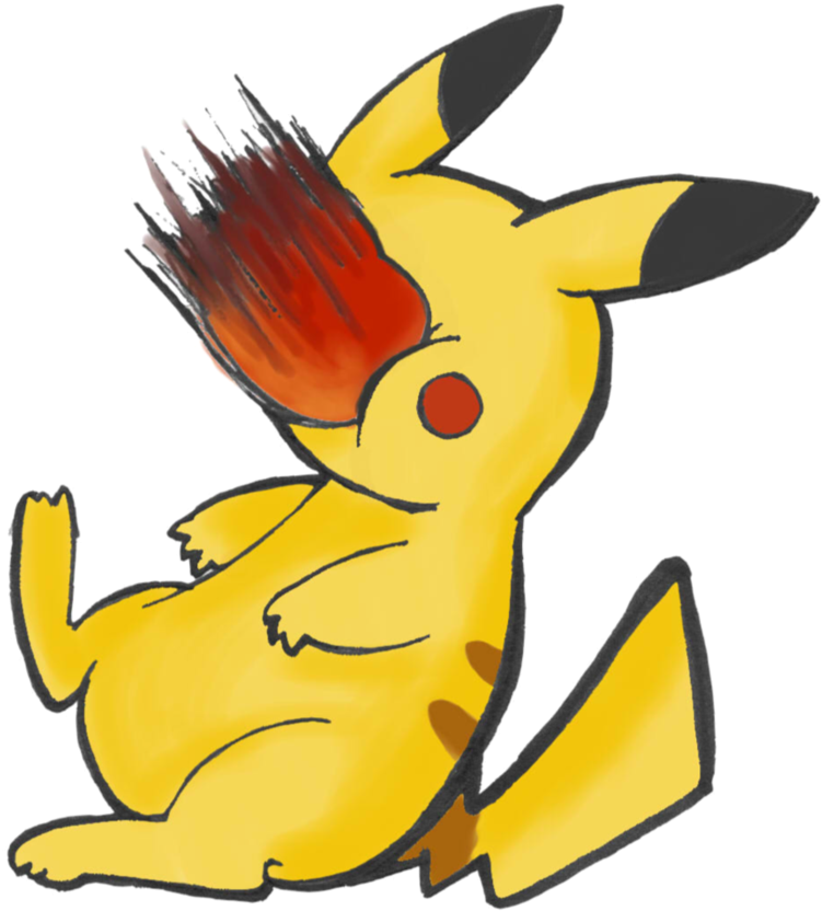 [group Collab Submission] Pikachu By Mistressamerah - Pikachu Shot (894x894)