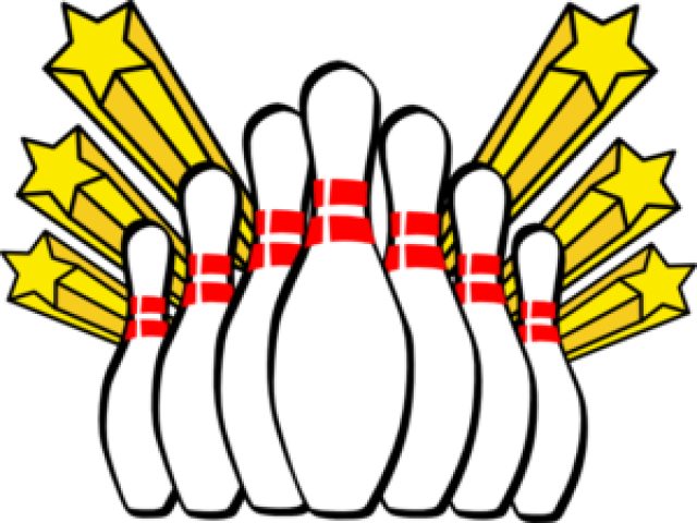 Bowling Alley Cliparts - Ten Pin Bowling Clip Art (640x480)