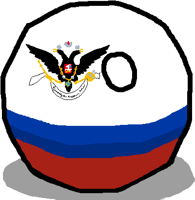 Russian Americaball - Montenegro Countryball (500x500)