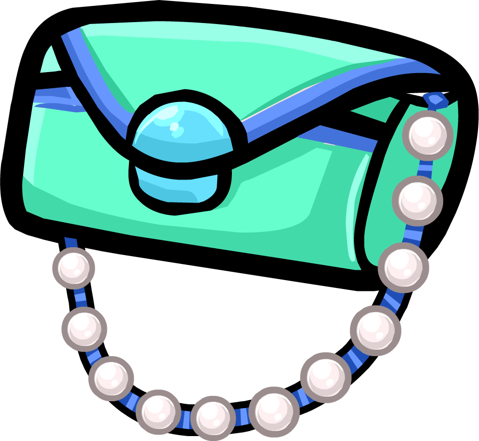 Pearl Clutch Bag - Hand Items Club Penguin Id (977x899)