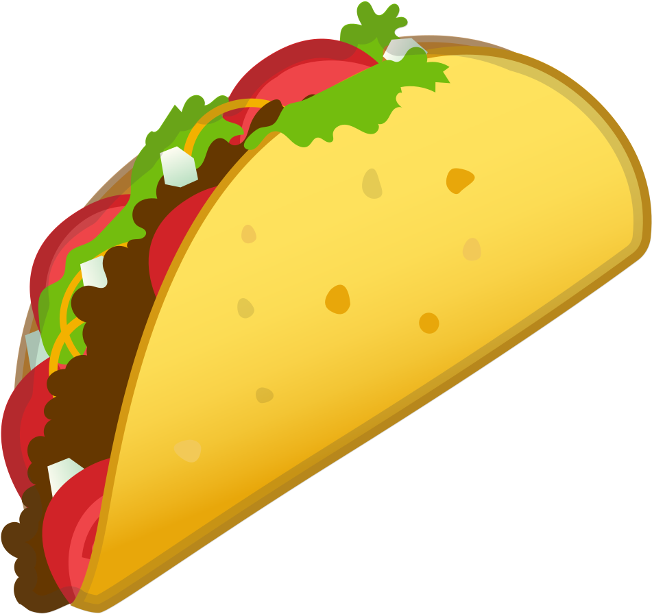 Taco Icon - Taco Emoji (1024x1024)