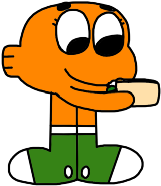 Darwin Watterson With Taco By Marcospower1996 - Darwin Watterson (894x894)