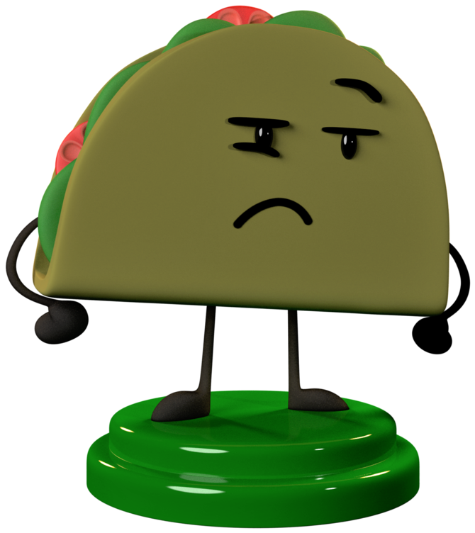 Inanimate Insanity Ii Taco By Cutietree-daubtcd - Inanimate Insanity The Movie (1024x1024)