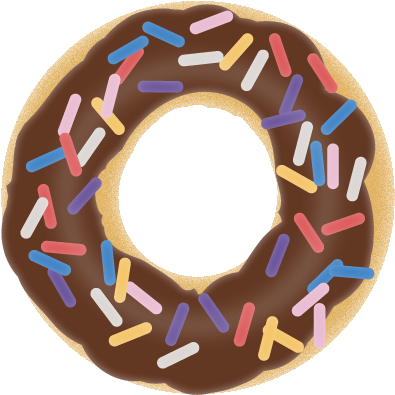 28 Collection Of Donut Drawing Png - Doughnut (450x450)