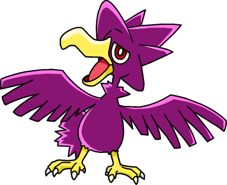 Pokemon Murkrow Shiny (736x600)