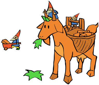 Elfos Y Cabra - Goat (500x403)