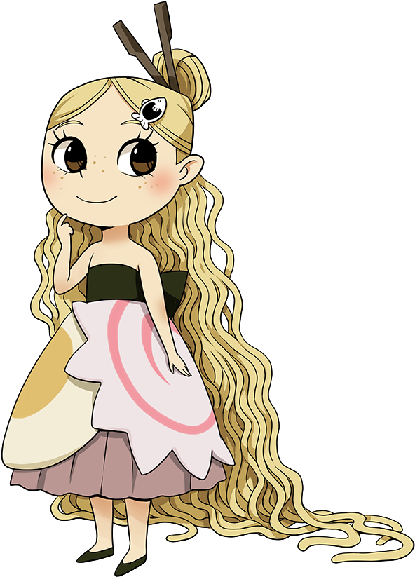 Cartoon Ramen By Meago - Food Girls Cartoon (709x1002)