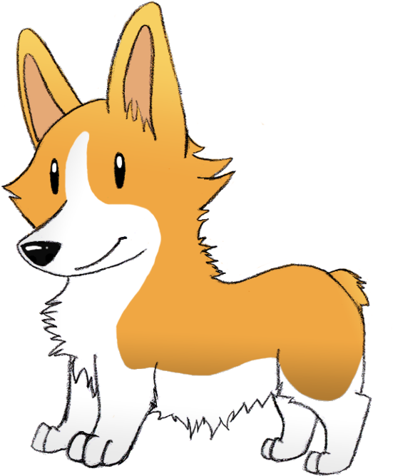 Pembroke Welsh Corgi Puppy Animation Cartoon Canidae - Cartoon Corgi Png (894x894)