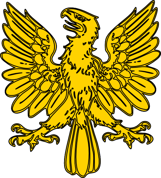 Golden Eagle Clip Art At Clker - Golden Hawk Bird Clip Art (540x594)
