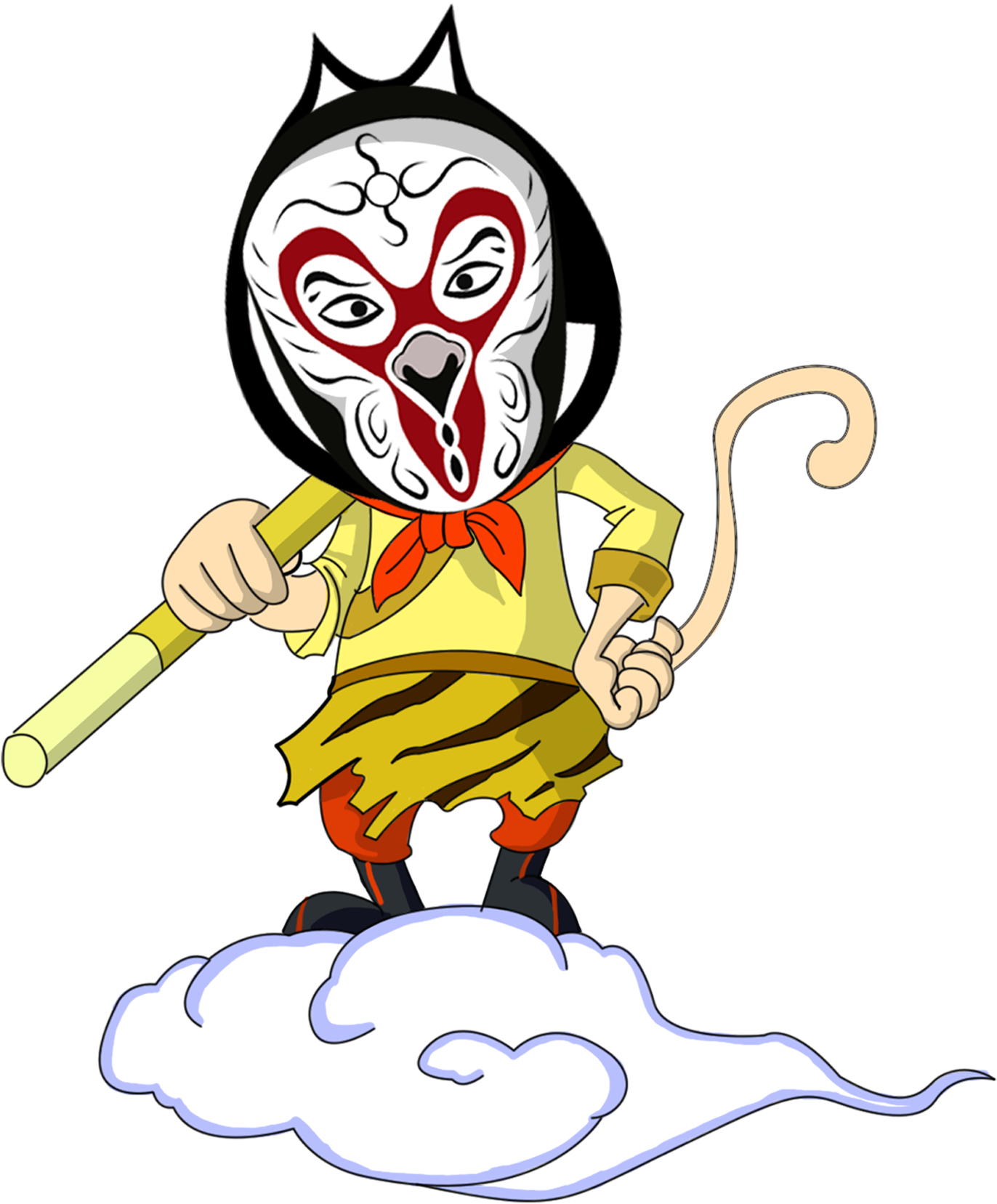 Sun Wukong Journey To The West Pigsy Clip Art - Peking Opera (2000x1928)