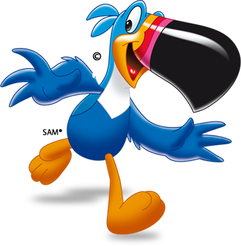 Toucan Sam Happy - Froot Loops Sam Png (347x356)