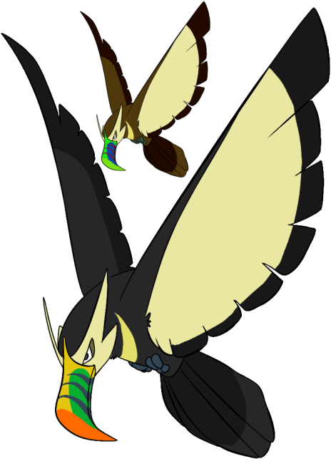 Toucan Fakemon By Glitchedbat @deviantart - Illustration (540x675)
