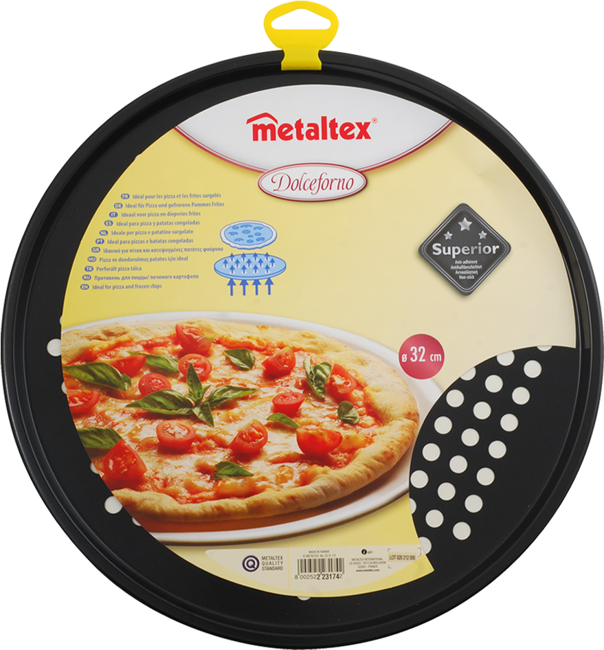 223174 / Base Para Pizza Antiadherente Ø32 Cm Dolceforno - Pepperoni (1000x1000)