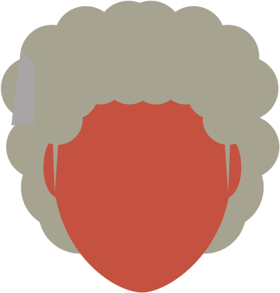 Old Woman Cartoon Faceless Illustration - Illustration (550x550)