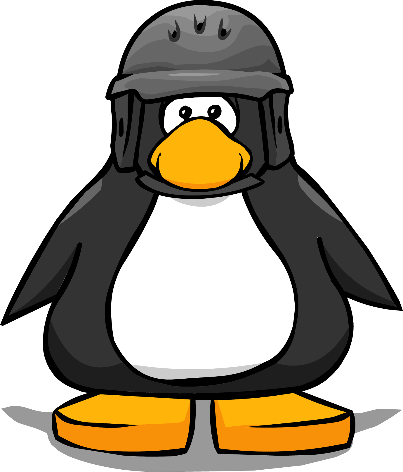 Snowboard Helmet445566 - Png - Club Penguin With Hat (1380x1613)