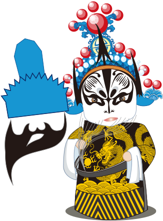 Budaya Tionghoa Peking Opera U0428u044du043d Dan U041cu043e - Joy Sunday Cross Stitch Kits, A Character Type In Beijing (432x614)