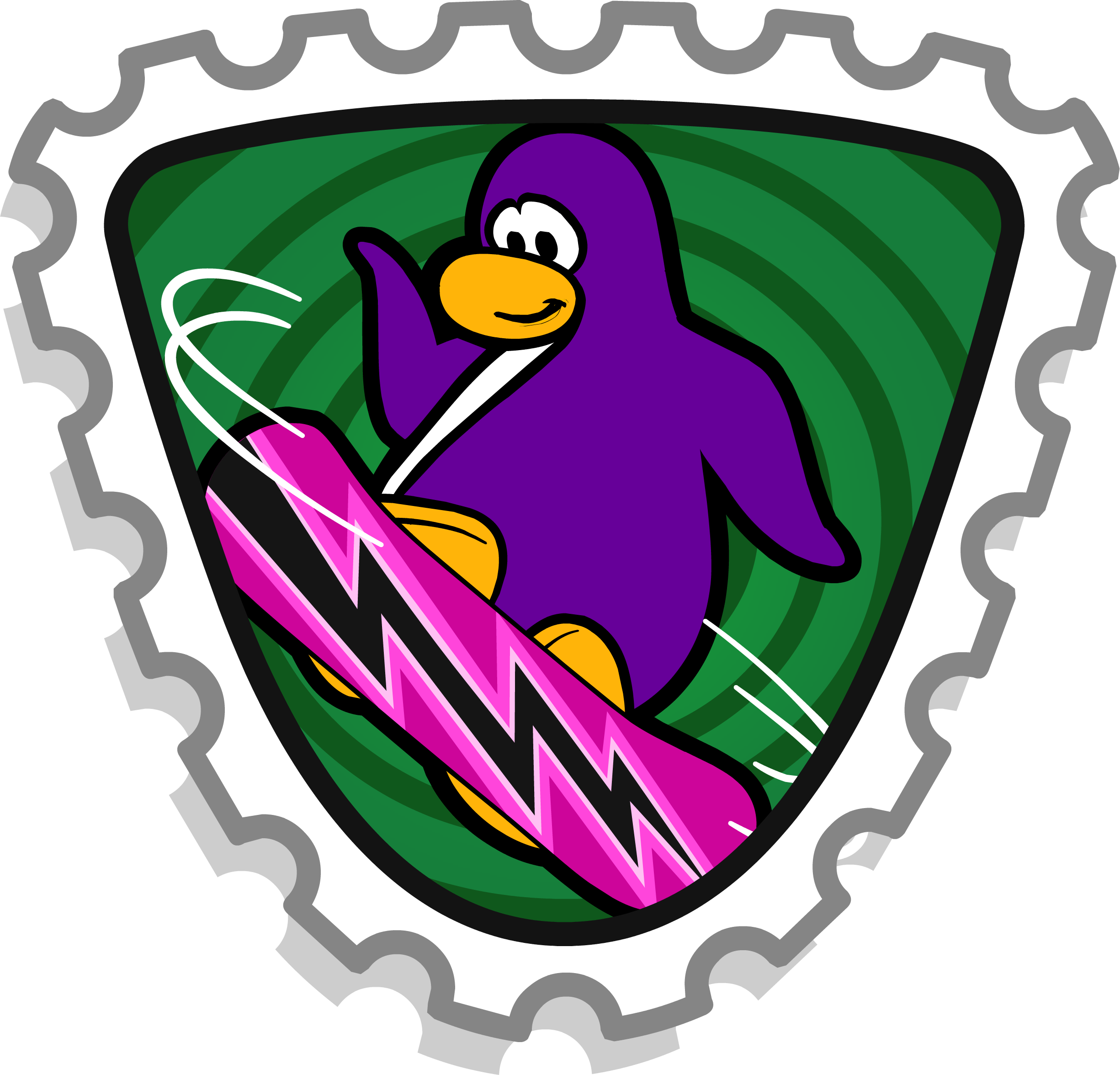 Information - Club Penguin Extreme Stamp (2451x2352)