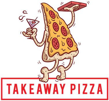 Takeaway Pizza Logo - Logo Pizza Take Away (600x380)
