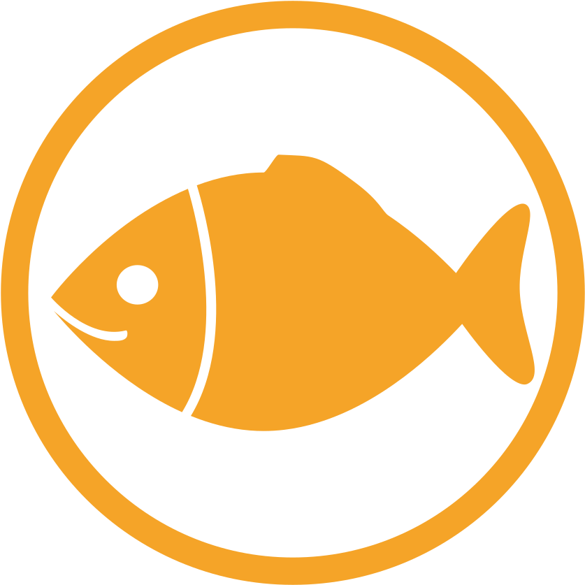 Fish Allergy Amber Icon - Icon (1024x1024)