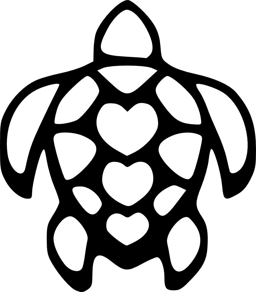 Nature, Personal Use, Turtlehawaiianhearts, - Turtle Family Car Decals (886x1009)